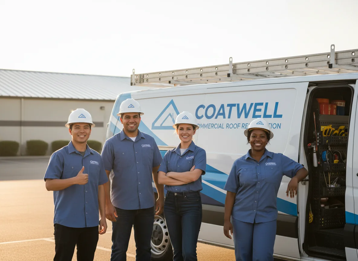 Commercial roof coating company in Aroda, VA